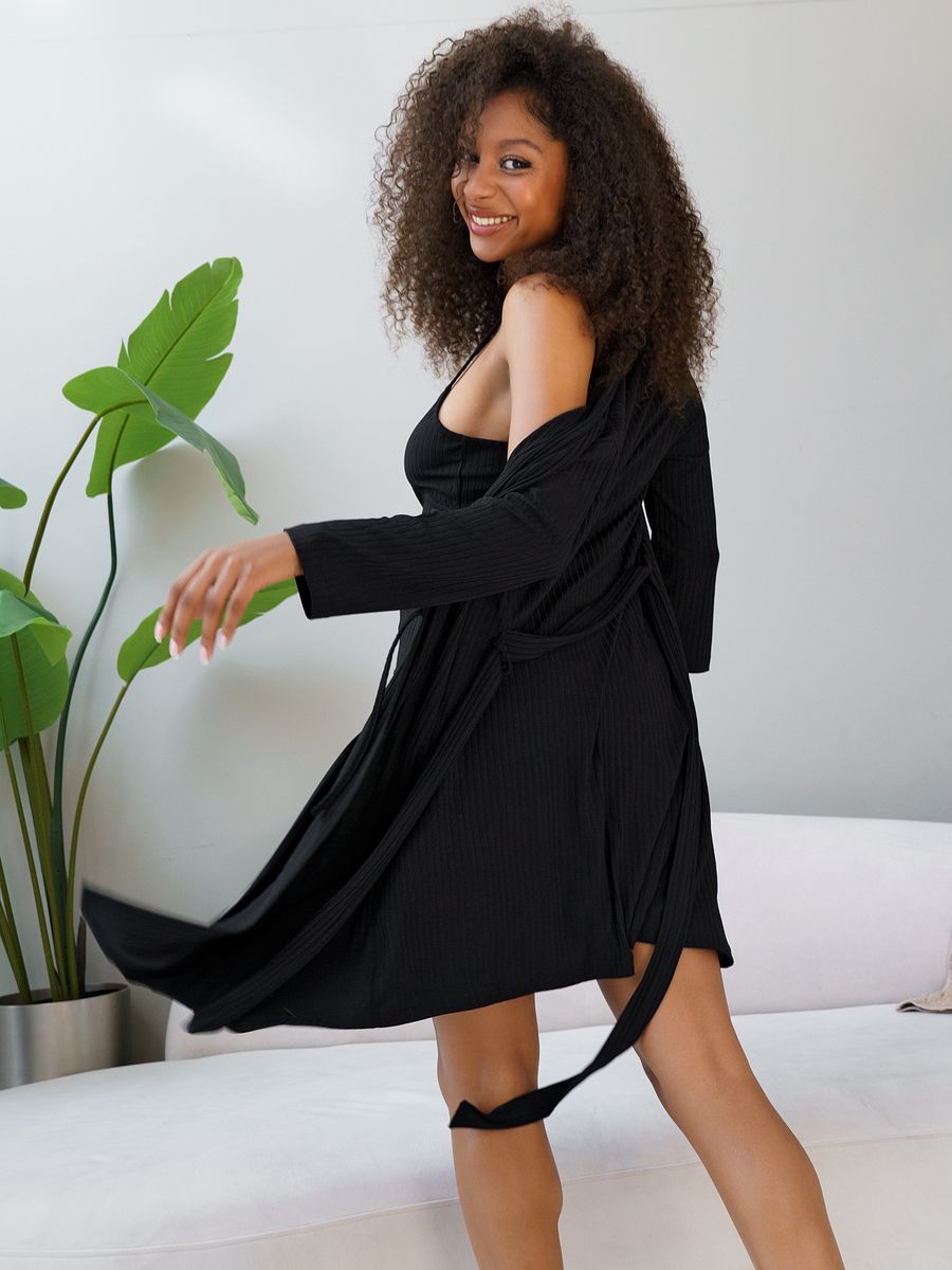 Халат домашний с сорочкой Эмма